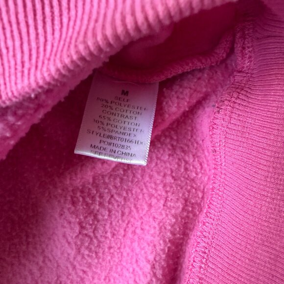 Bailey Rose Medium Embroidered “Malibu Athletics” Pink Crewneck Pullover size M - Picture 5 of 5
